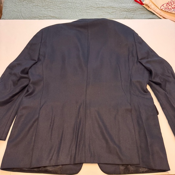 ARNOLD BRANT 100% Bamboo Blazer Suit Jacket Navy 48 Regular - Picture 4 of 9